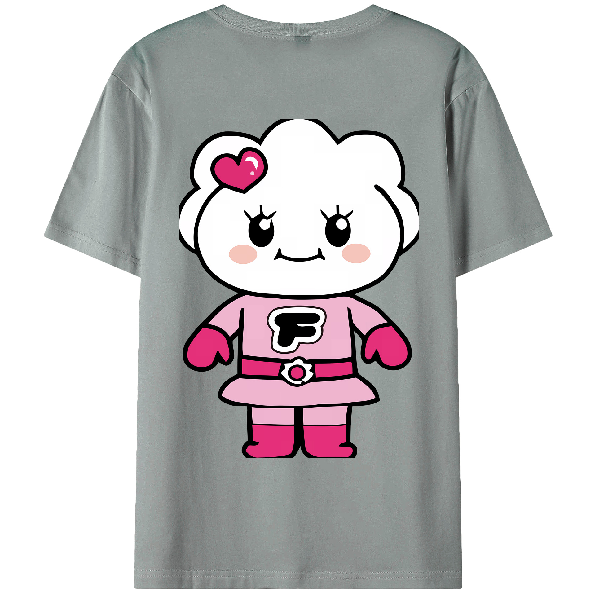 （画像用） アンパンマン Anpanman 綿100％ メンズ半袖Tシャツ（バックプリント） 通気性